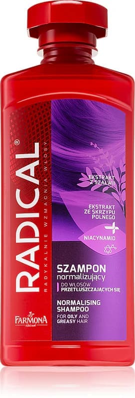 radical shampoofor oily and greasy hair